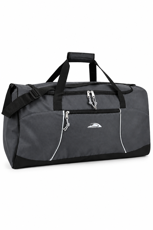 Maker 55L 24 Inch Lightweight Canvas Duffle Bag for Travel Gym & Sports