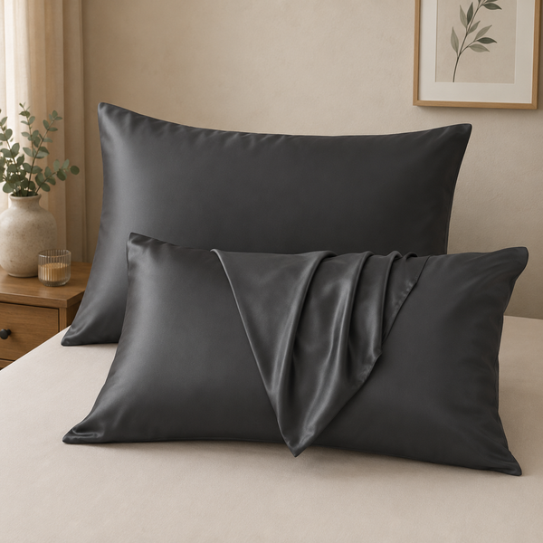 Satin Silk Pillow Case Pack of 2 | 50x75 cm