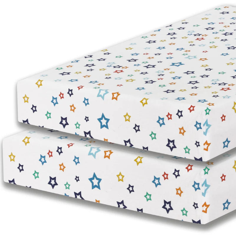 Cot Bed Sheets Super Soft Breathable Polycotton Fitted Sheet - White