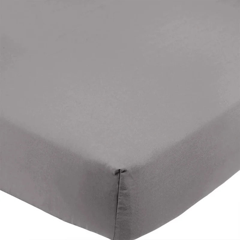 Luxurious Extra Deep Fitted Microfiber Bed Sheets 16"/40CM - Grey