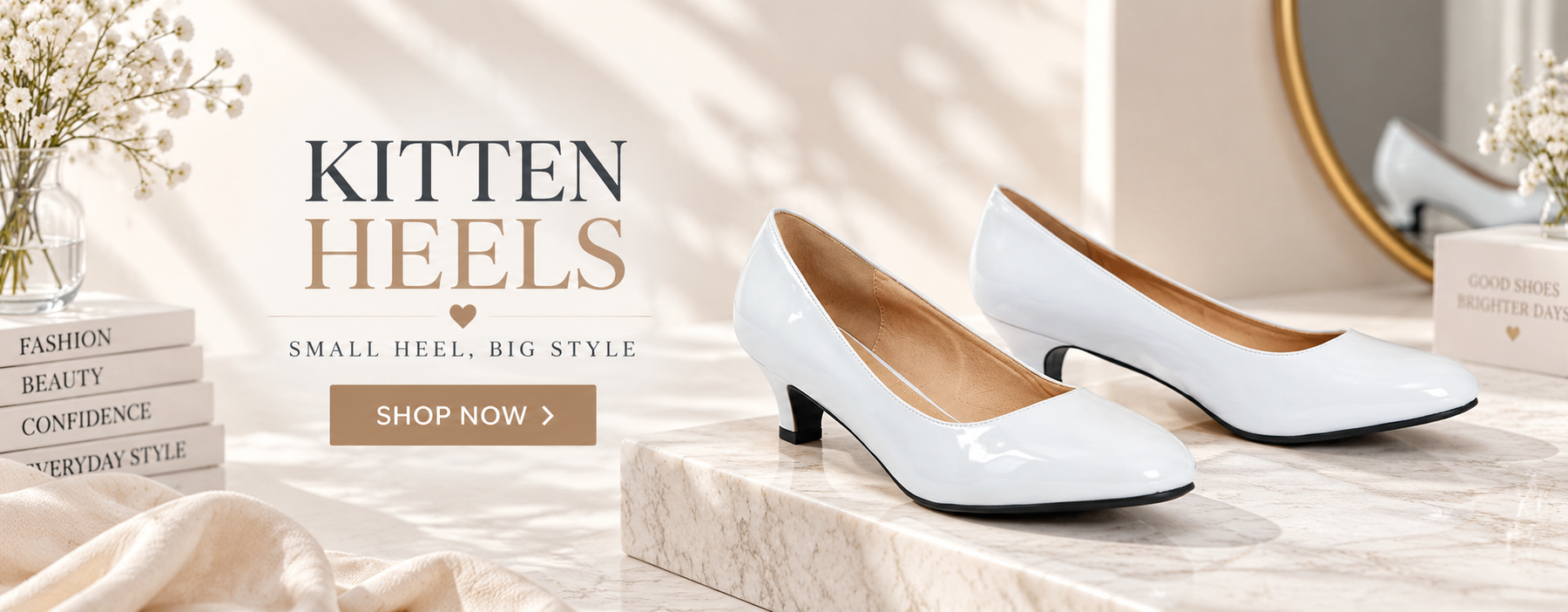 KITTEN HEELS